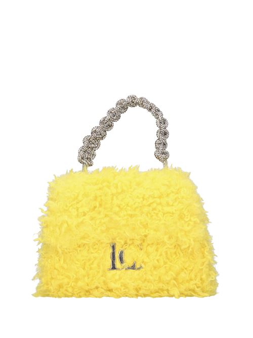 Fabric bag LA CARRIE | NIGHT ED.MINI HANDBAGGIALLO